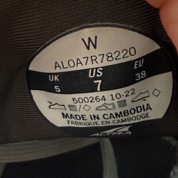 Altra Torin 6 Shoes Womens Size 7 Gray Mint Running Athletic Sneakers - Picture 11 of 12